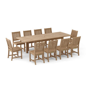 Anderson Bahama Rialto 11-Pieces Rectangular Dining Set