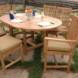 Anderson Bahama Wilshire 7-Pieces Extension Dining Set