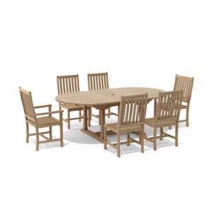 Anderson Bahama Wilshire 7-Pieces Extension Dining Set