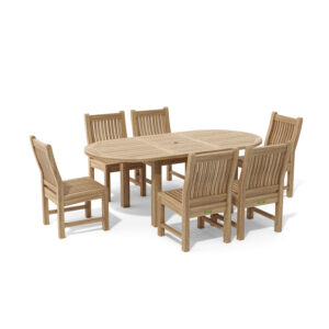 Anderson Bahama Sahara 7-Pieces 8' Rectangular Dining Set