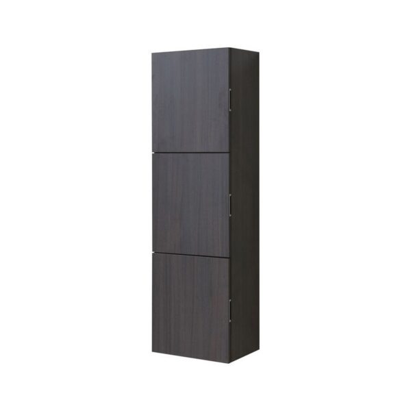 Kubebath BSL80D-GO Bliss 80 Inch Double Sink Gray Oak Wall Mount Modern Bathroom Vanity