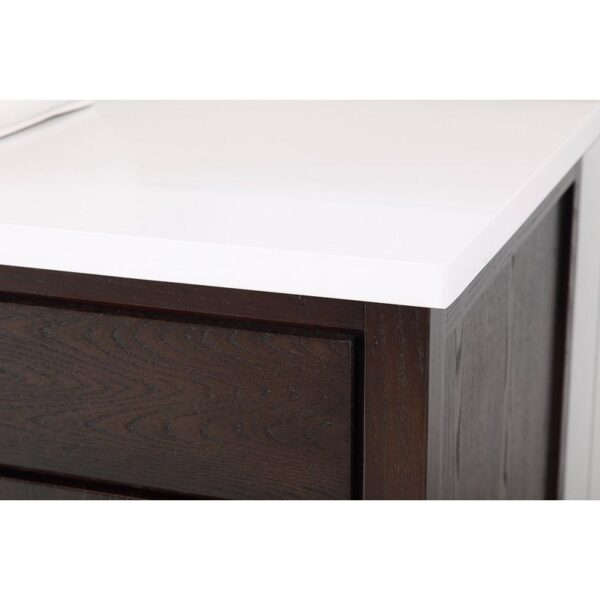 Chans Furniture TB-9948DK-48QT 48 Inches Tennant Brand Modern Style With Beatrice Vessel Single Sink Bathroom Vanity