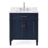 Chans Furniture ZK-1808-V30NB 30 Inch Tennant Brand Durand Navy Blue Bathroom Sink Vanity