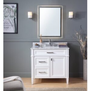 Chans Furniture ZK-1808-V36 Durand 36 Inch Bathroom Sink Vanity