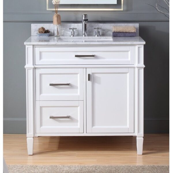 Chans Furniture ZK-1808-V36 Durand 36 Inch Bathroom Sink Vanity