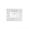 James Martin 050-S30-EJP-SNK 30 Inch Single Eternal Jasmine Pearl Quartz Top with Sink, 3 cm