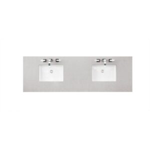 James Martin 050-S72-ESR-SNK 72 Inch Double Top and 3 CM Eternal Serena Quartz with Sink