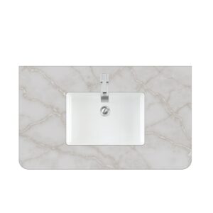 James Martin 060-S36RC-SNK 36 Inch Rectangular Single Hole Porcelain Undermount Bathroom Sink