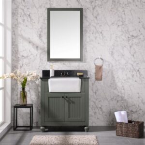 Legion Furniture WLF6022-PG 30 Inch Vanity in Pewter Green