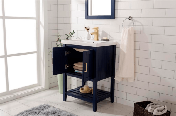 Legion Furniture WLF9024-B 24 Inch Kd Blue Sink Vanity in Blue