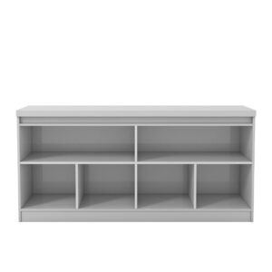 Manhattan Comfort Viennese 62.99 in. 6-Shelf Buffet Cabinet in White Gloss