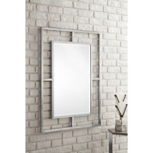 James Martin 105-M30-BNK Boston 30 Inch Rectangular Mirror in Brushed Nickel