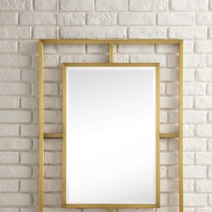 James Martin 105-M30-RGD Boston 30 Inch Rectangular Mirror in Radiant Gold