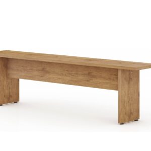 Manhattan Comfort NoMad 67.91 Rustic Country Dining Bench in Nature