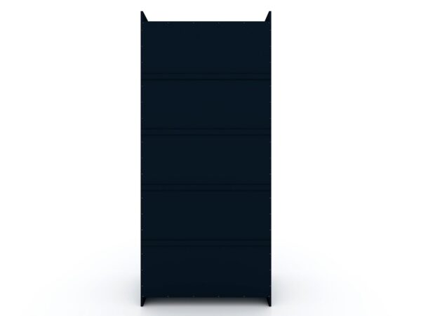 Manhattan Comfort Mulberry 2.0 Modern 3 Sectional Wardrobe Closet with 6 Drawers - Set of 3 in Tatiana Midnight Blue