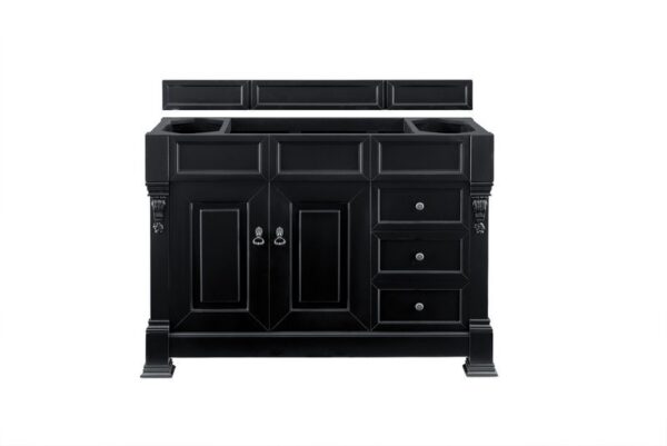 James Martin 147-114-5236 Brookfield 48 Inch Antique Black Single Vanity with Drawers