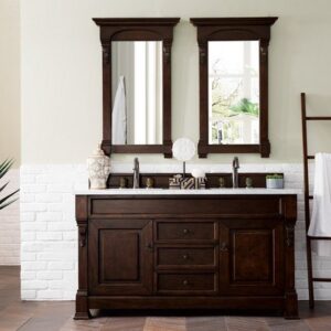 James Martin 147-114-5661 Brookfield 60 Inch Burnished Mahogany Double Vanity