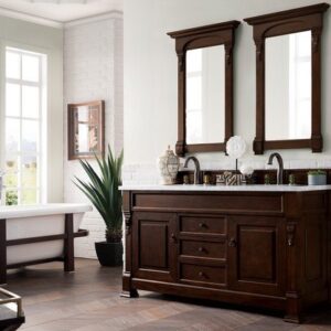 James Martin 147-114-5661 Brookfield 60 Inch Burnished Mahogany Double Vanity