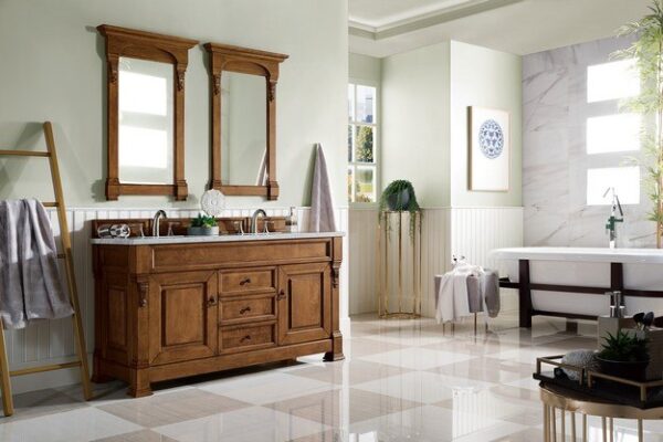 James Martin 147-114-5671 Brookfield 60 Inch Country Oak Double Vanity