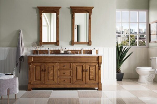 James Martin 147-114-5771 Brookfield 72 Inch Country Oak Double Vanity