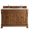 James Martin 147-114-5771-3ESR Brookfield 72 Inch Country Oak Double Vanity with 3 CM Eternal Serena Quartz Top