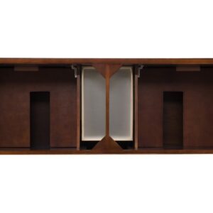 James Martin 147-114-5781 Brookfield 72 Inch Warm Cherry Double Vanity