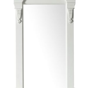 James Martin 147-M26-BW Brookfield 26 Inch Mirror in Bright White