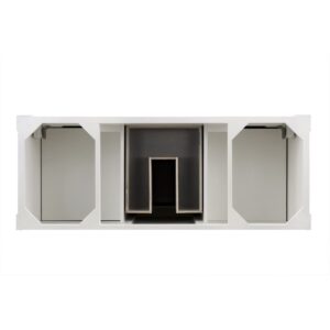 James Martin 147-V60S-BW Brookfield 60 Inch Bright White Single Vanity