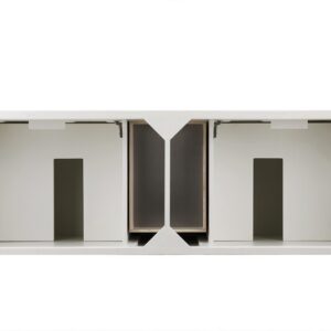 James Martin 147-V72-BW Brookfield 72 Inch Bright White Double Vanity