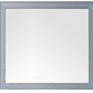 James Martin 157-M44-SL Bristol 44 Inch Rectangular Mirror in Silver Gray