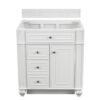 James Martin 157-V30-BW Bristol 30 Inch Single Vanity in Bright White