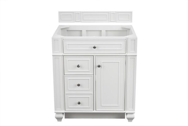 James Martin 157-V30-BW Bristol 30 Inch Single Vanity in Bright White