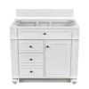 James Martin 157-V36-BW Bristol 36 Inch Single Vanity in Bright White