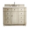 James Martin 157-V48-VV-3EMR Bristol 48 Inch Single Vanity in Vintage Vanilla with 3 CM Eternal Marfil Quartz Top