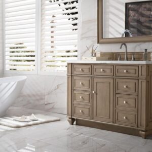 James Martin 157-V48-WW Bristol 48 Inch Single Vanity in Whitewashed Walnut