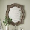 James Martin 160-M35-EG Castilian 35 Inch Double Arch Mirror in Empire Gray