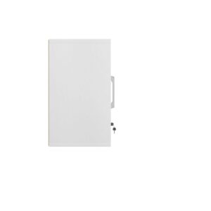 Manhattan Comfort Eiffel Floating Garage Cabinet in White (Set of 2)