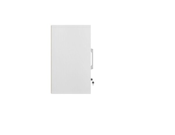 Manhattan Comfort Eiffel Floating Garage Cabinet in White (Set of 2)