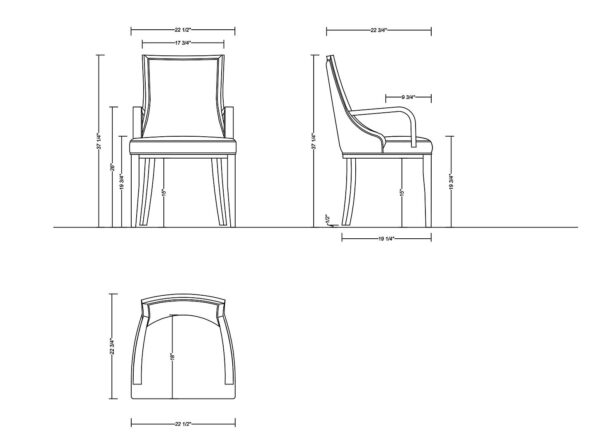 Manhattan Comfort Grand Faux Leather Dining Armchair in Tan with Beech Wood Frame (Set of 2)