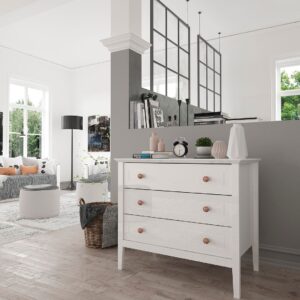 Manhattan Comfort Crown 31.29" Dresser in White