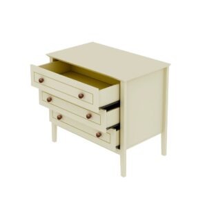 Manhattan Comfort Crown 31.29" Dresser in Off White