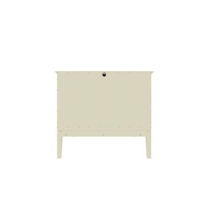 Manhattan Comfort Crown 31.29" Dresser in Off White