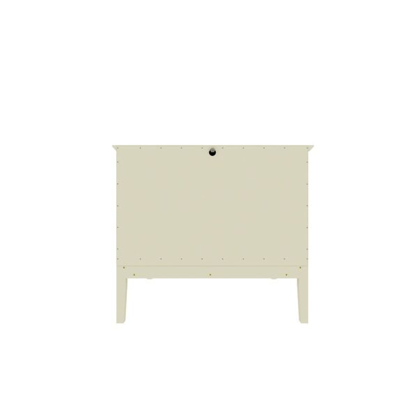 Manhattan Comfort Crown 31.29" Dresser in Off White