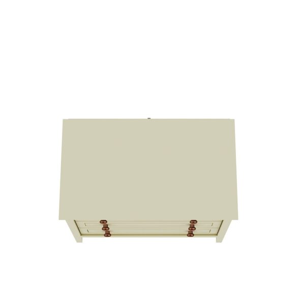 Manhattan Comfort Crown 31.29" Dresser in Off White