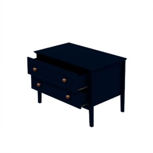 Manhattan Comfort Crown Bachelor Dresser in Tatiana Midnight Blue