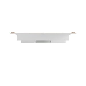 Manhattan Comfort Plaza 64.25 Modern Floating Wall Entertainment Center with Display Shelves in White