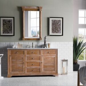 James Martin 238-104-5311 Savannah 60 Inch Single Vanity Cabinet in Driftwood