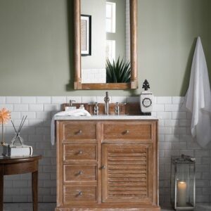 James Martin 238-104-5511 Savannah 36 Inch Single Vanity Cabinet in Driftwood