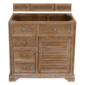 James Martin 238-104-5511 Savannah 36 Inch Single Vanity Cabinet in Driftwood