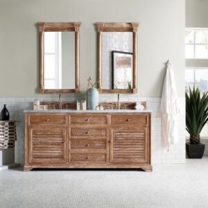 James Martin 238-104-5711 Savannah 72 Inch Double Vanity Cabinet in Driftwood